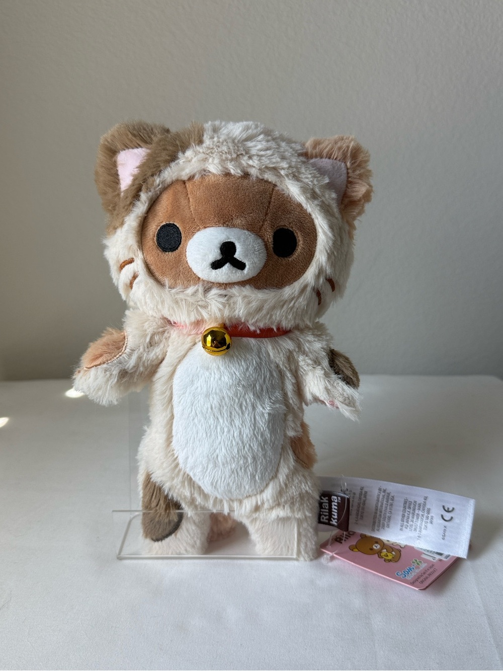 San-X Rilakkuma in Calico Cat Costume Plush